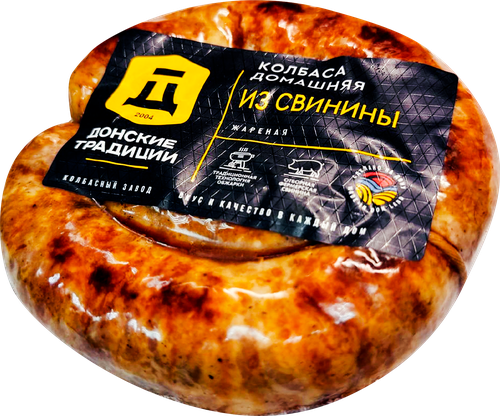 

Колбаса Донские Традиции Домашняя жареная из свинины весовая