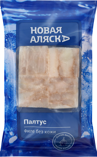 

Палтус Синекорый Новая Аляска филе без кожи замороженный 400 г