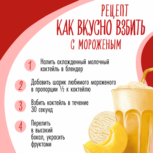 

Коктейль молочный Чудо со вкусом дыни 2% БЗМЖ 960 г