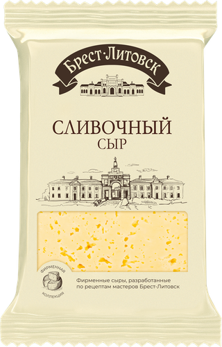 

Сыр Брест-Литовск Сливочный 50% 200 г