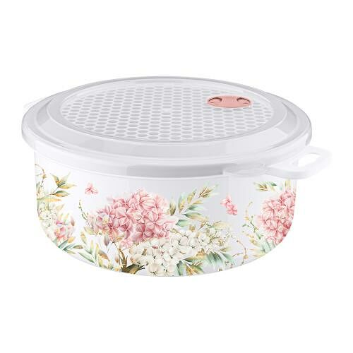 Емкость Бытпласт для холодильника и микроволновой печи 1.8 л с декором дизайн в ассортименте