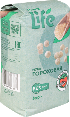 

Мука гороховая Лента Life 500 г