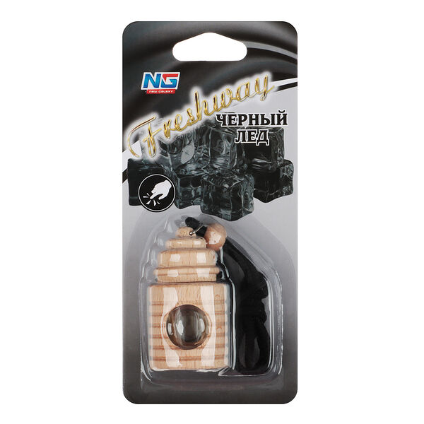 New galaxy ароматизатор подвесной freshway, черный лед