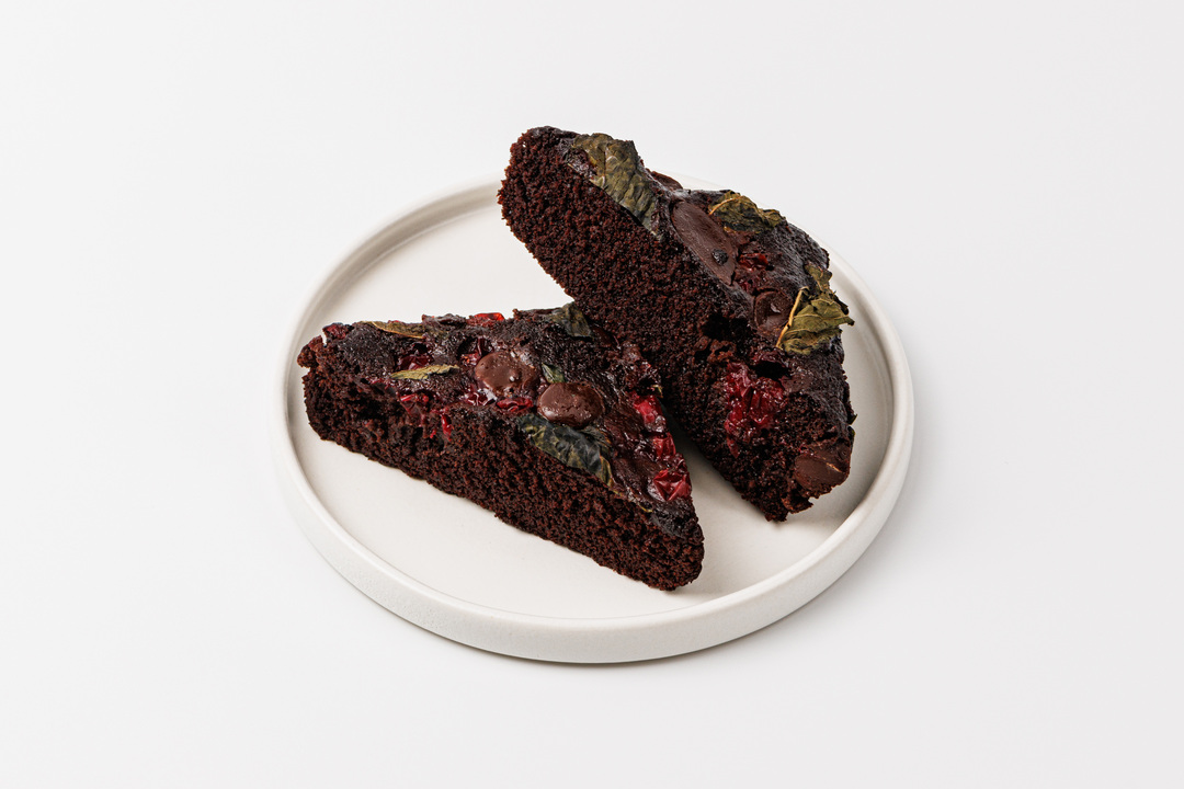 

Брауни с клюквой и мятой веган замороженный 95 г