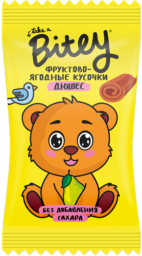 

Пастила Take a Bitey Фруктово-ягодные кусочки Дюшес с 3-х лет 20 г