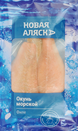 

Филе окуня Новая Аляска порционное на коже без костей 500 г
