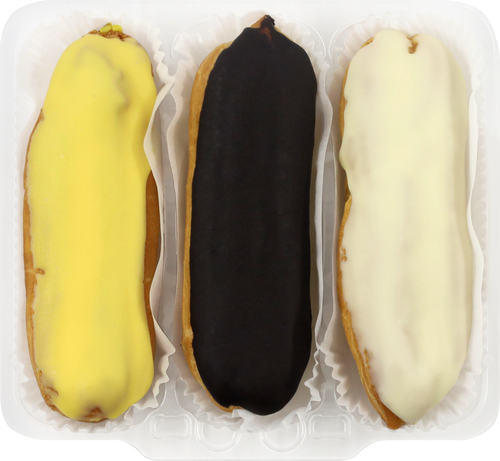 

Пирожные Сернур Эклер Ванильный-Шоколадный-Лимонный с рикоттой 150 г