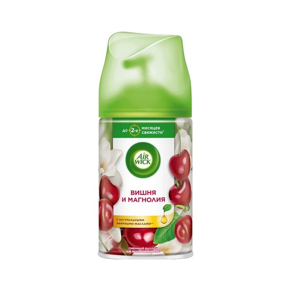 Сменный баллон Air Wick Freshmatic Розовая магнолия и цветущая вишня 250мл