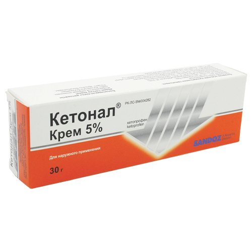 Кетонал 5% 30 гр крем