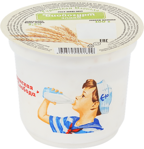 

Биойогурт СТМК Надежда Злаки 2.5% 100 г