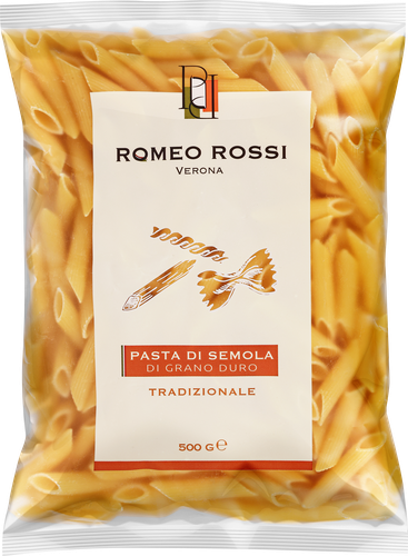 

Паста Romeo Rossi Penne rigate из муки твердых сортов пшеницы 500 г