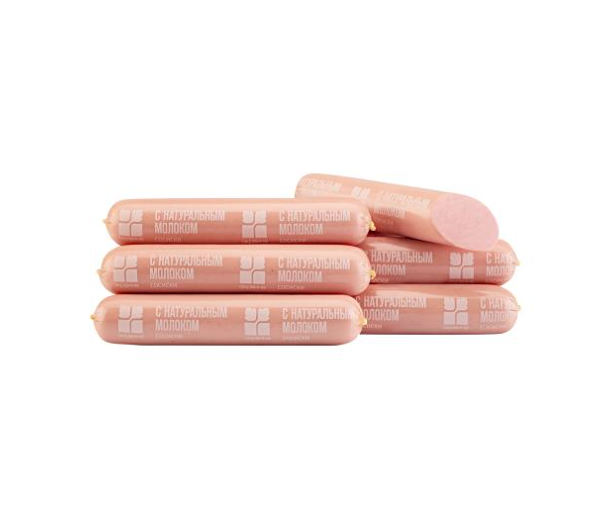 Сосиски Окраина с натуральным молоком вес