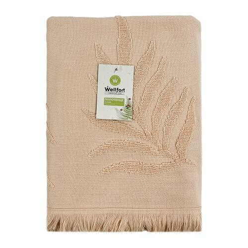 Полотенце махровое Wellfort листья Fern 70 х 120 см 