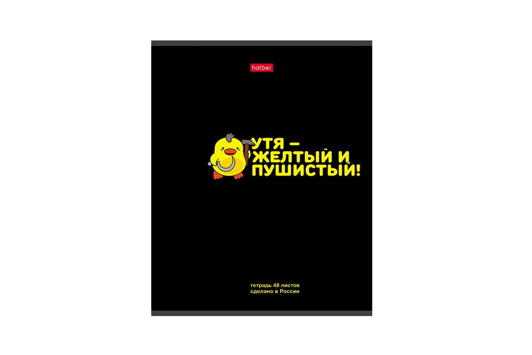 

Тетрадь Hatber УтяКря A5 48 листов клетка 1 шт надпись в ассортименте