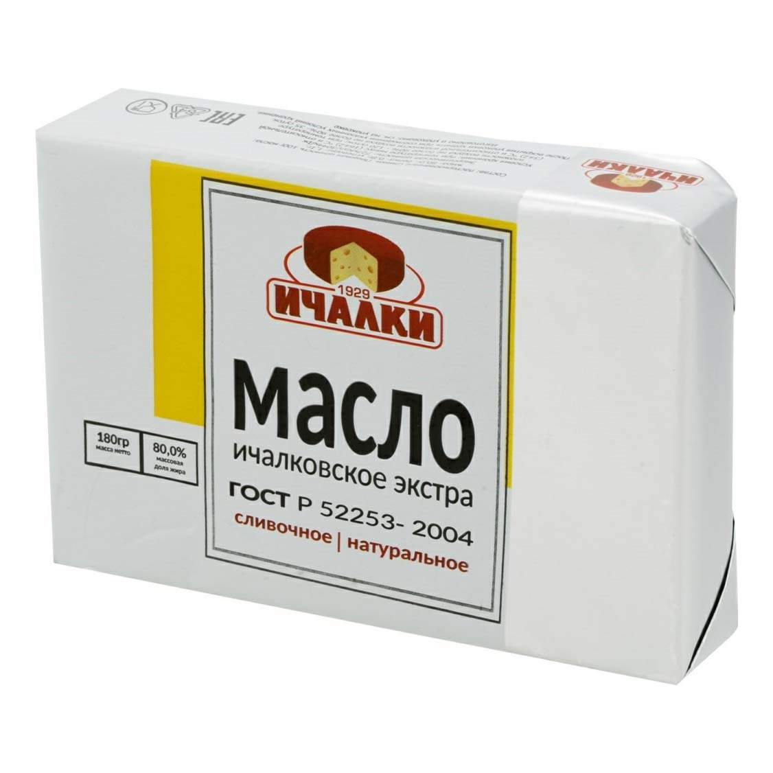 

Масло сливочное Ичалки Ичалковское Экстра 80% 180 г