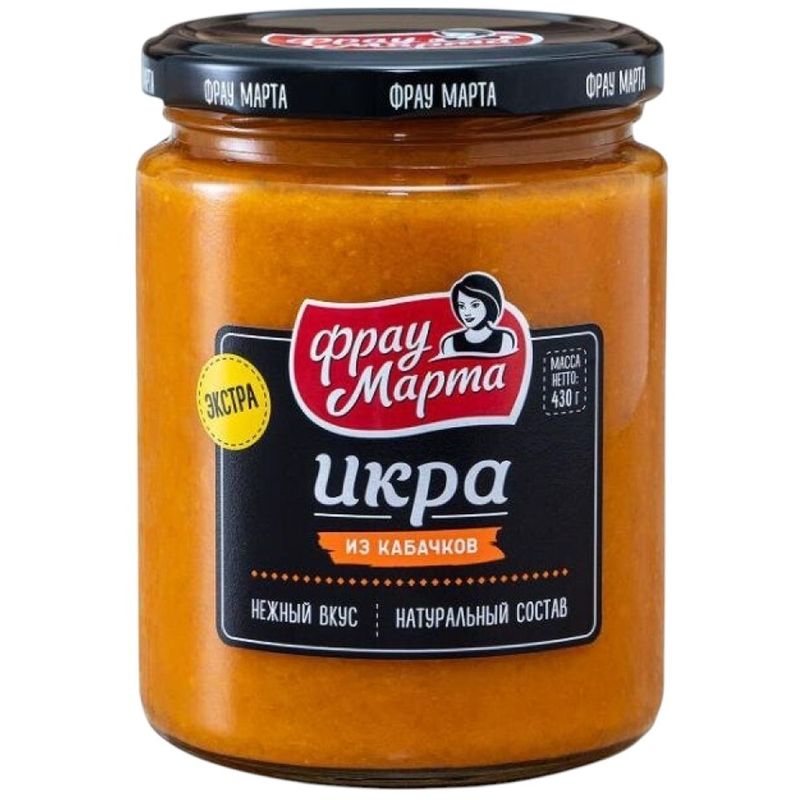 

Икра из кабачков Фрау Марта 430 г
