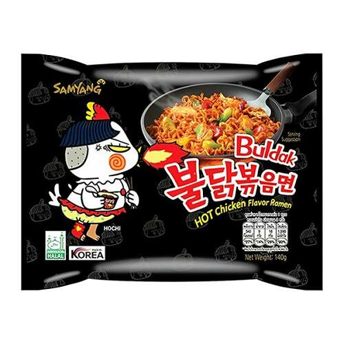 Лапша быстрого приготовления Samyang острая с курицей 140 г