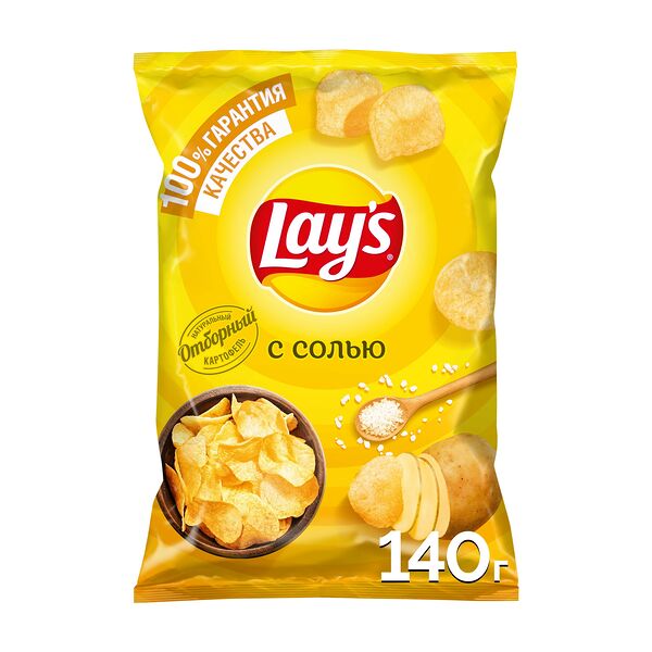 Чипсы картофельные Lay's с солью 140 г