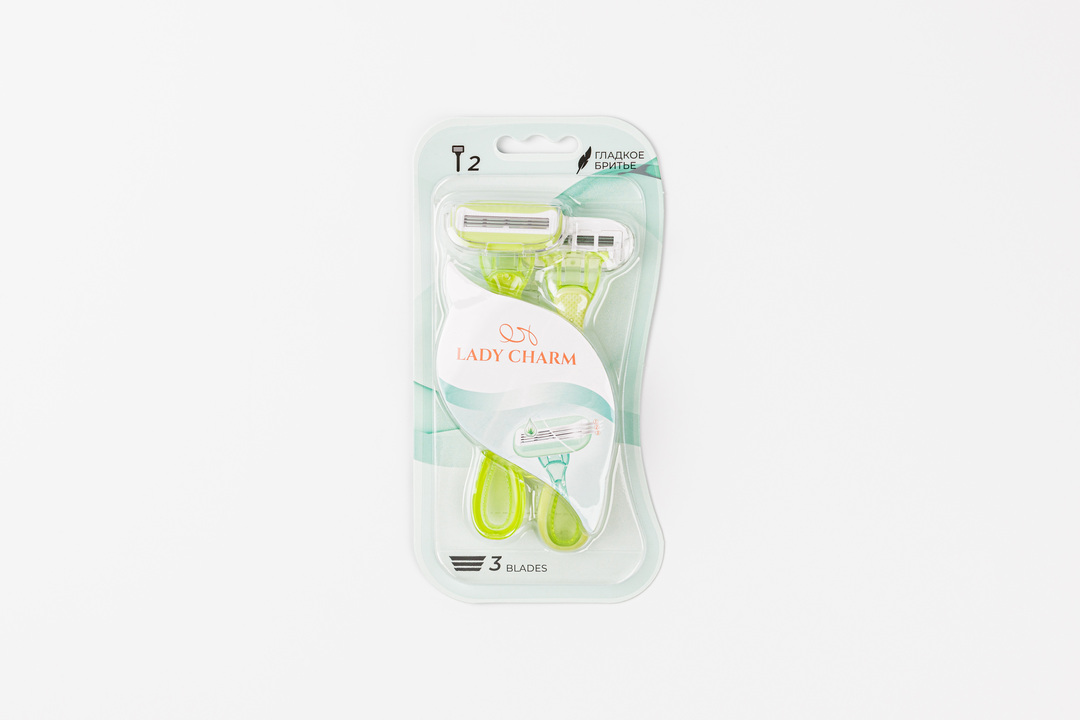 

Женская одноразвая бритва Lady charm, 3 лезвия