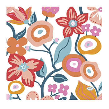 

Салфетки Duni Vibrant Bloom 3 слоя 33 см 20 шт.