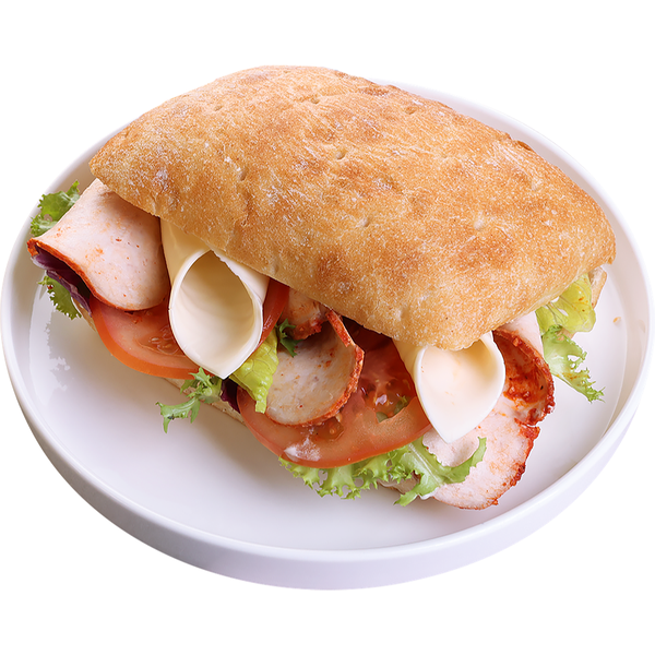 Брускетта Лента Fresh с сочным куриным филе и горчичным соусом 250 г