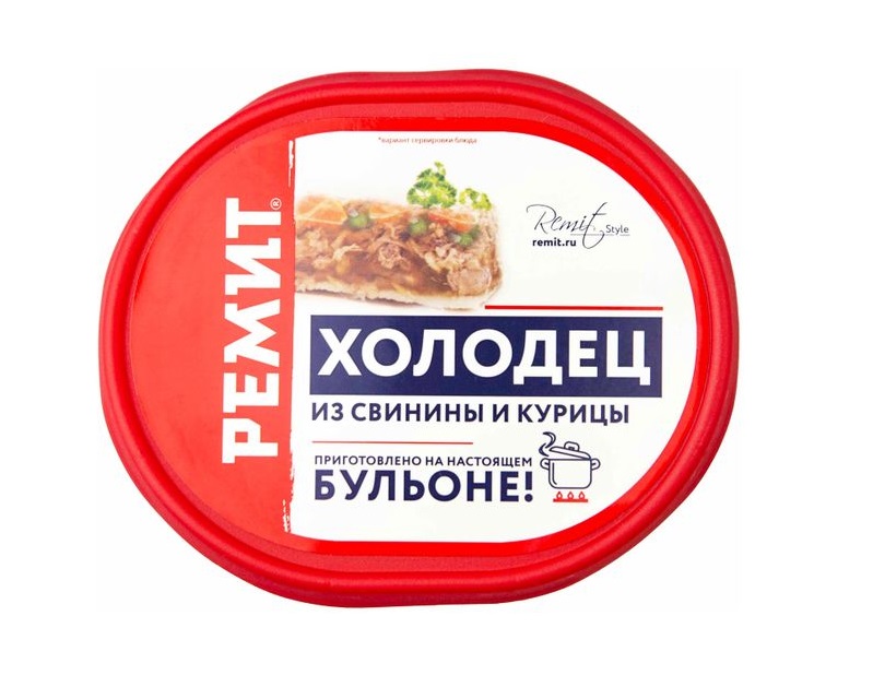

Холодец Ремит из свинины и курицы 400 г
