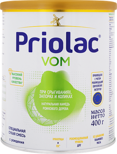 Смесь специализированная Priolac для диетического питания с 0 месяцев 400 г