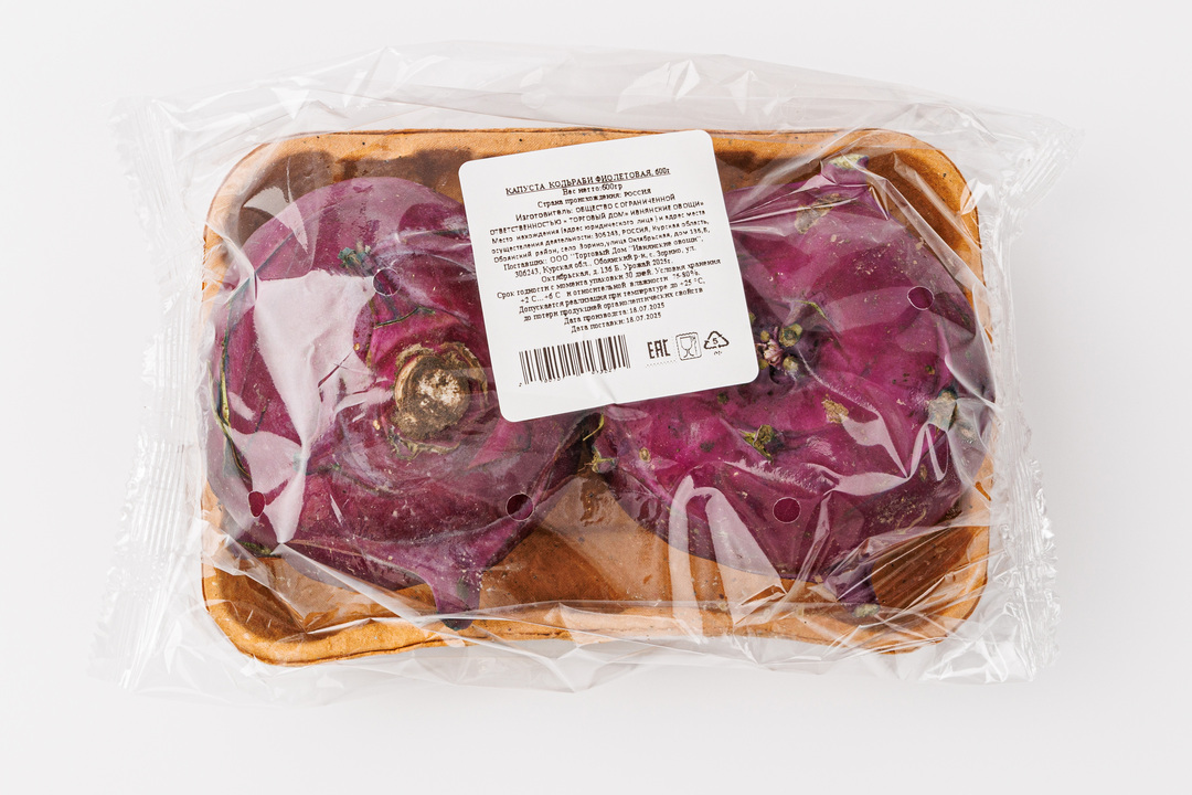 

Капуста кольраби ВкусВилл фиолетовая 600 г