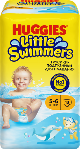 

Подгузники-трусики Huggies Little Swimmers для плавания 12-18 кг 13 шт.