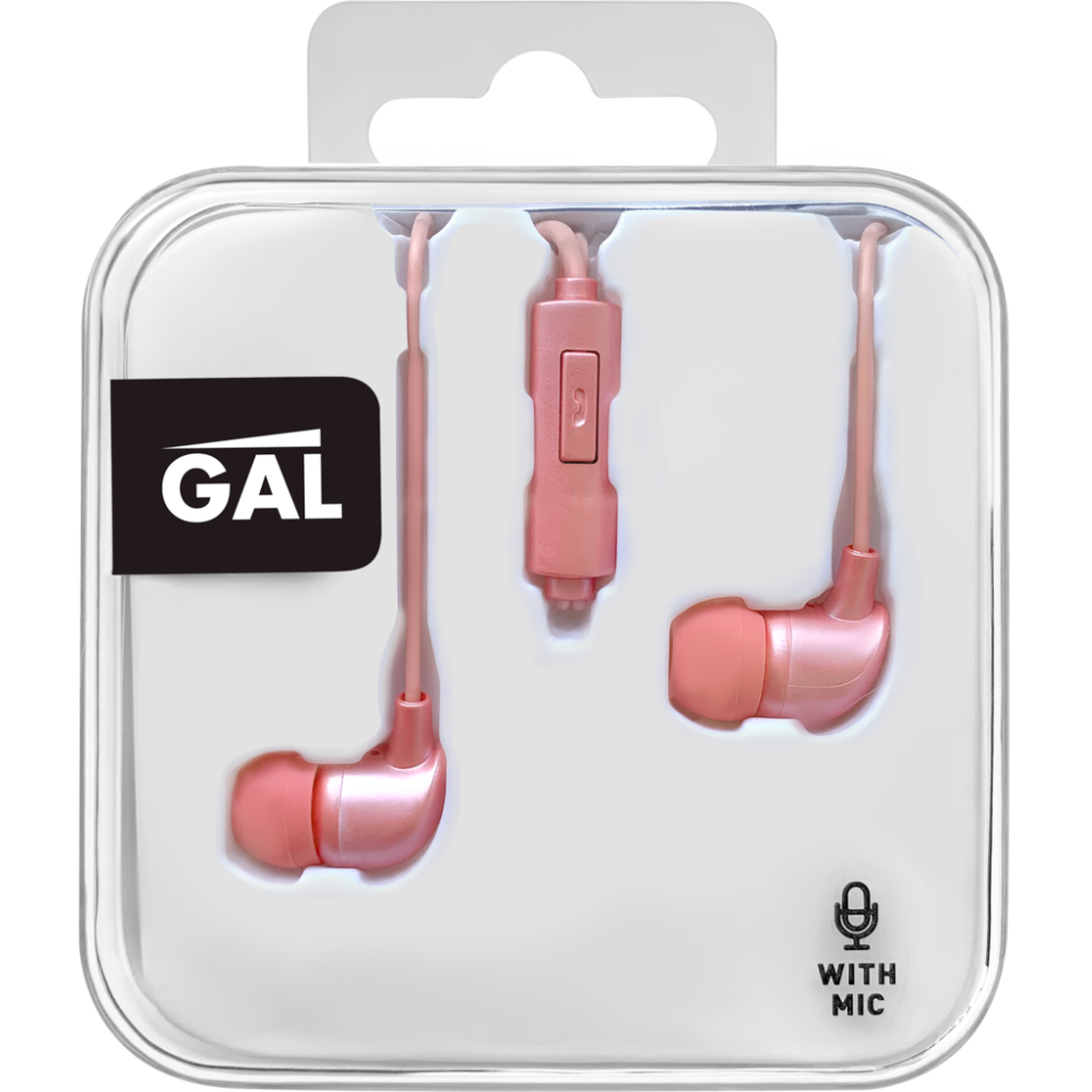 

Наушники Gal арт. HM-025PK с микрофоном розовые