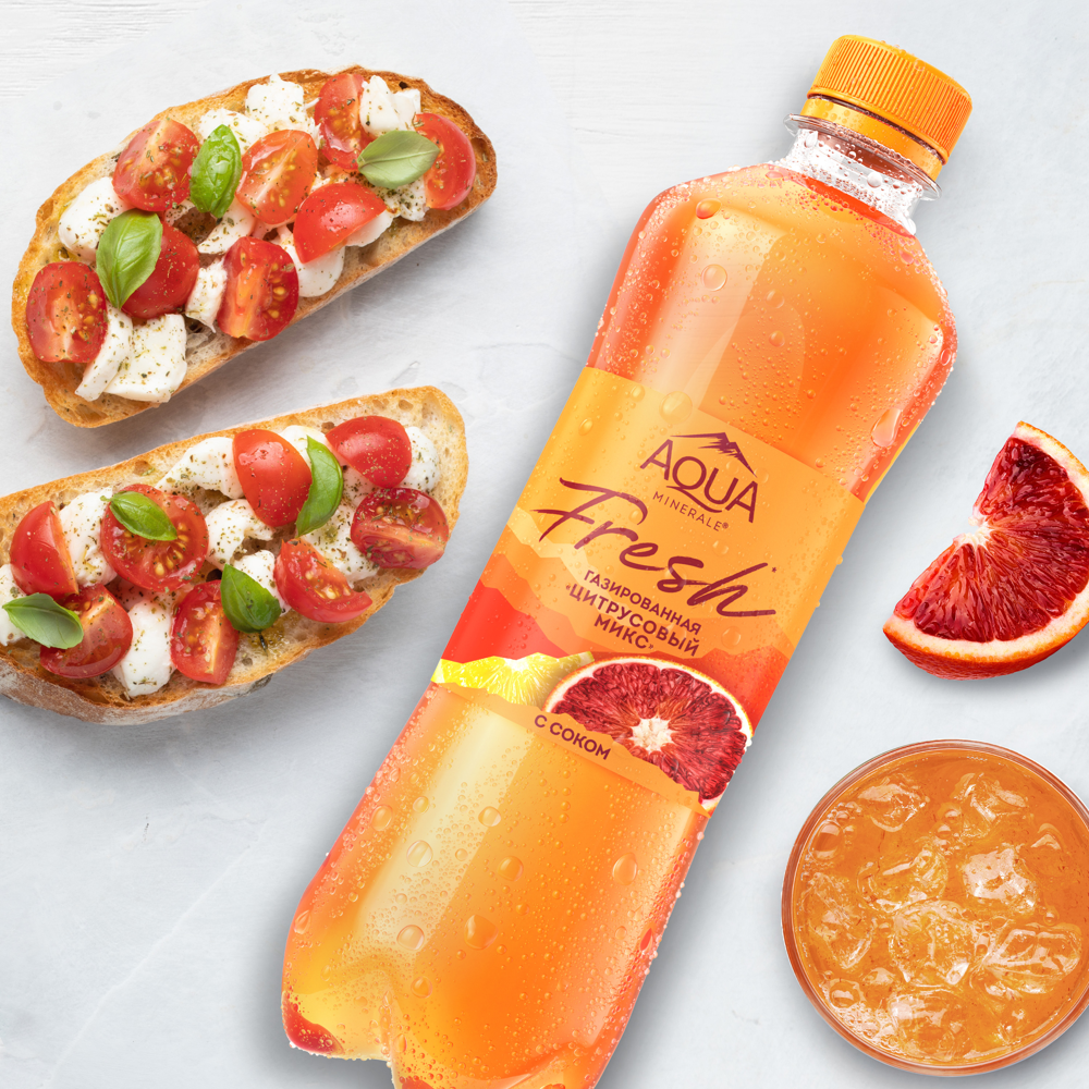 

Вода Aqua Minerale Fresh Цитрусовый микс газированная 0.5 л