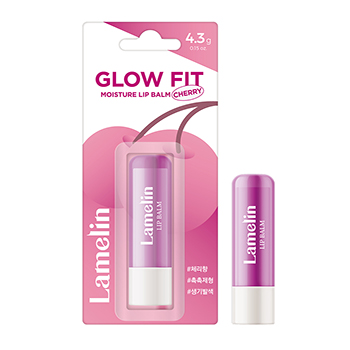 

Бальзам для губ Glow Fit Lamelin увлажняющий вишня 4.3 г