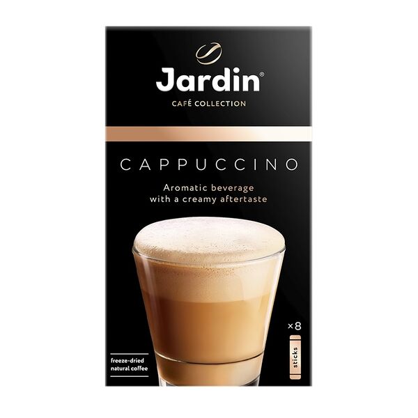 Кофейный напиток растворимый Jardin Cappuccino 8 шт. x 18 г