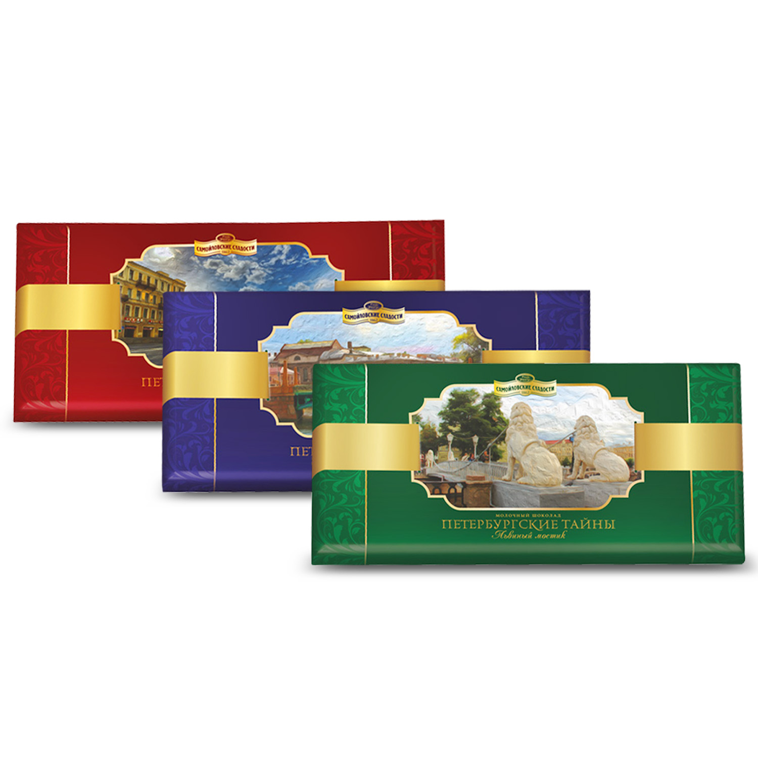 

Шоколад молочный Самойловские сладости Петербургские тайны 100 г дизайн в ассортименте