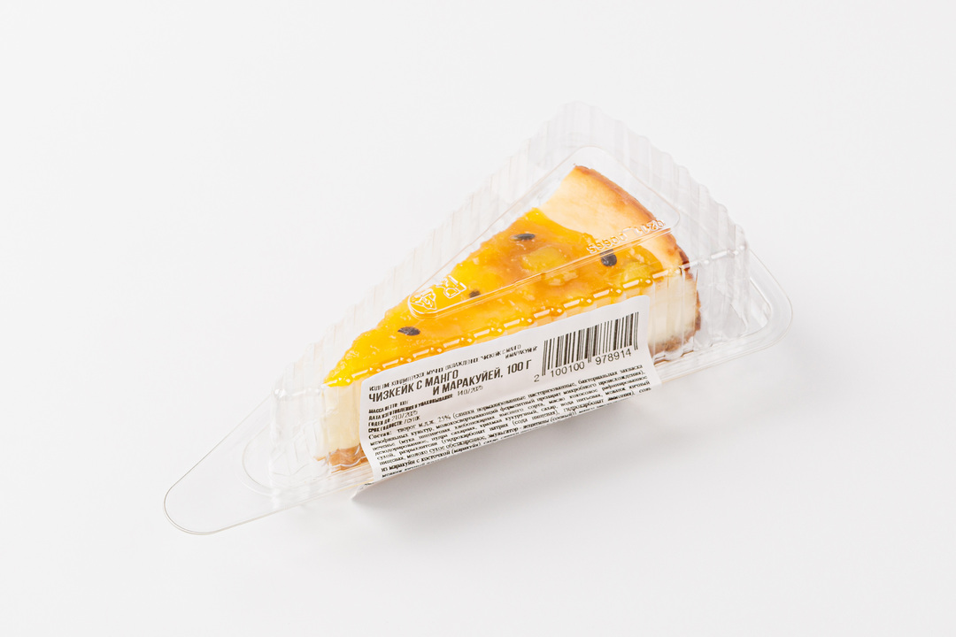 

Чизкейк ВкусВилл с манго и маракуйей 100 г