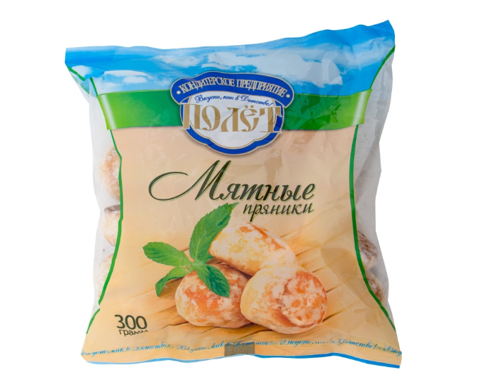 

Пряники КП Полёт Мятные 300 г