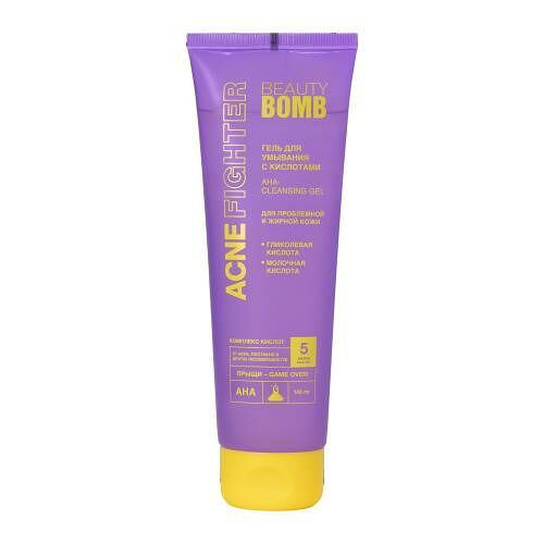 Гель для умывания Beauty bomb Acne Fighter с кислотами 140 мл