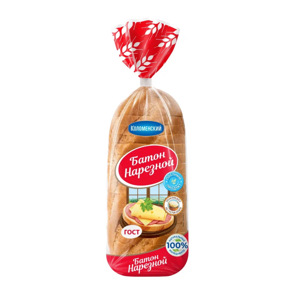 

Батон Коломенский Нарезной в нарезке 400 г
