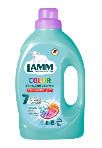 

Гель для стирки Lamm Color для цветного белья 1.3 л