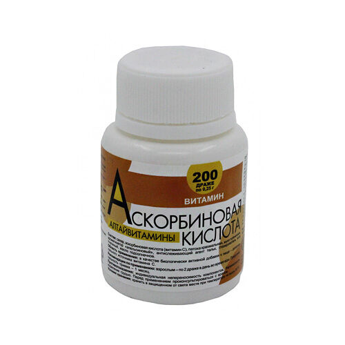 Аскорбиновая кислота №200, драже
