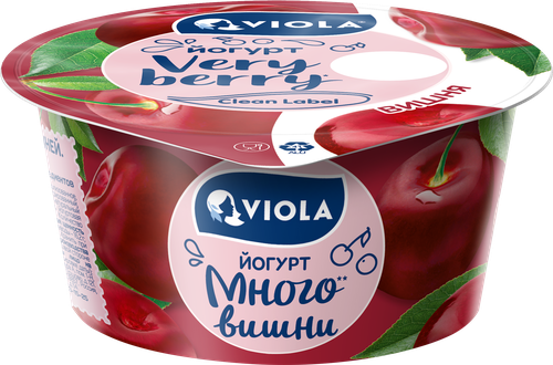 

Йогурт Viola Very Berry Вишня 2.6% 180 г