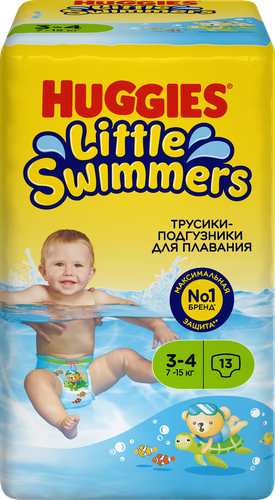 

Подгузники-трусики Huggies Little Swimmers для плавания 7-15 кг 13 шт