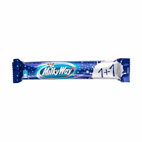 Шоколадный батончик, Milky Way, 52 г