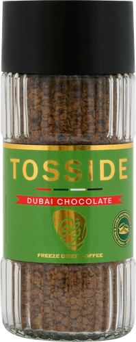 

Кофе растворимый Tosside Dubai Chocolate сублимированный фисташка и шоколад 95 г