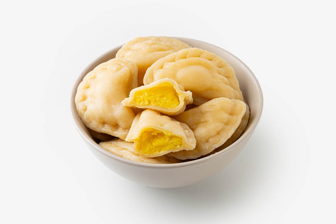 

Вареники с картофелем и луком замороженные вес