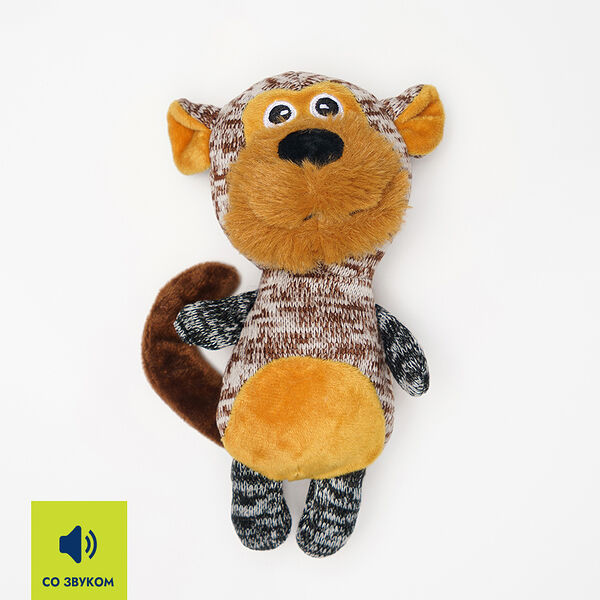 Игрушка для собак Rurri Обезьянка 19х10х7 см