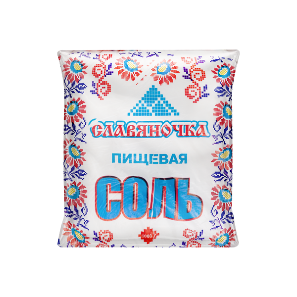 Соль Славяночка поваренная пищевая 1 кг