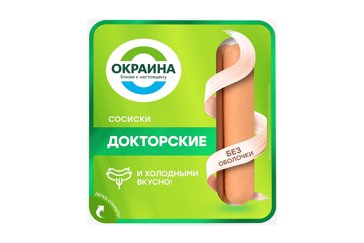 

Сосиски Окраина Докторские 300 г