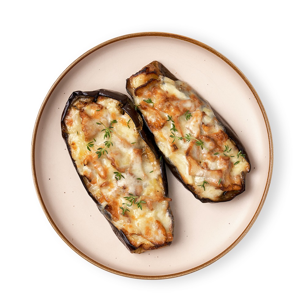 

Баклажаны с лисичками, моцареллой и луком порей От бренд-шефа АВ вес