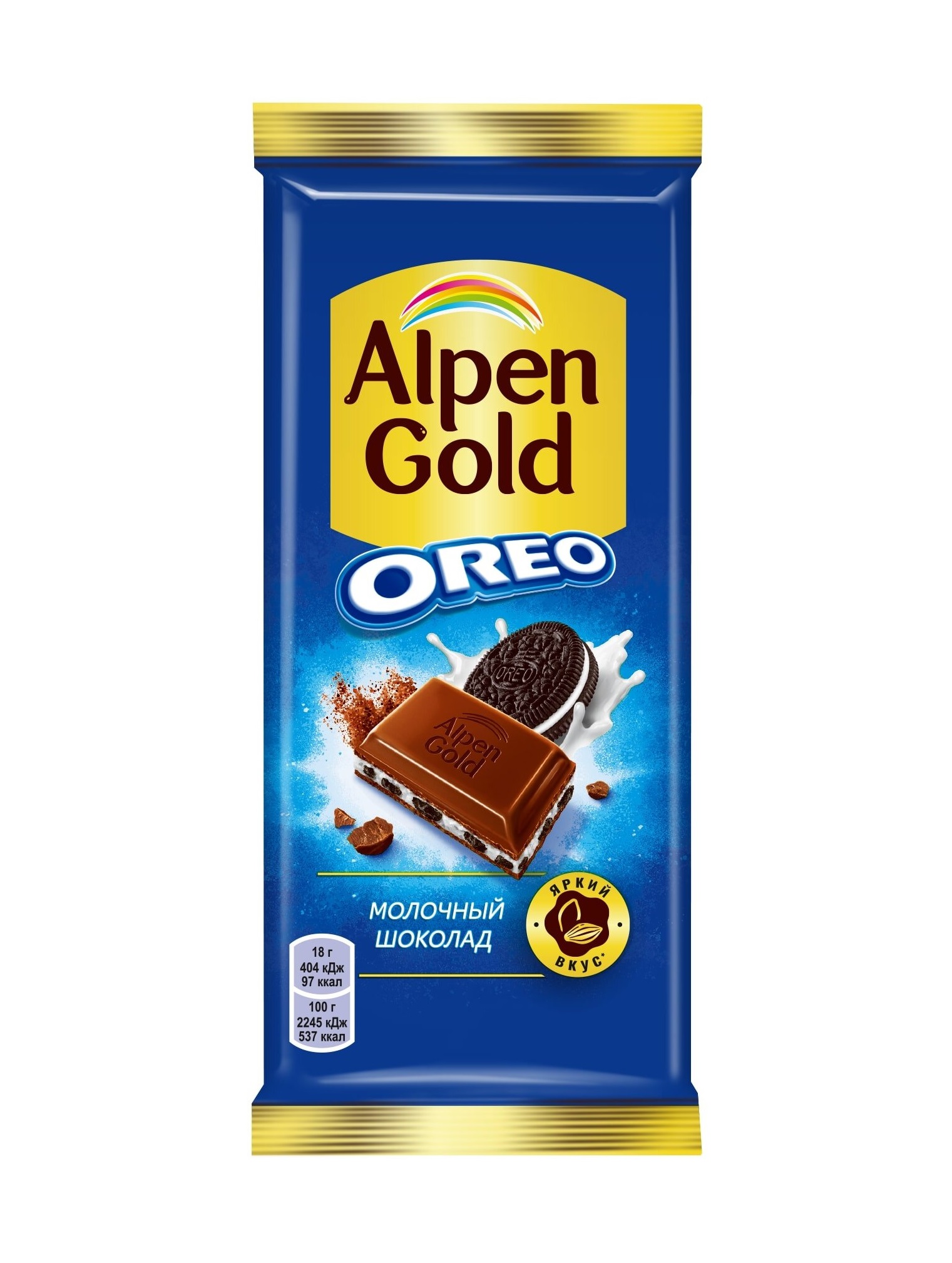 

Шоколад Alpen Gold Oreo молочный, 90 г